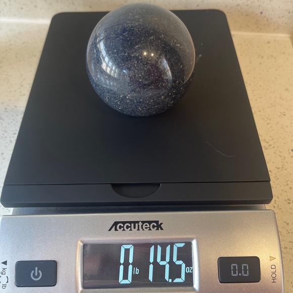 Rare Lazulite Crystal Sphere - Picture 4 of 5